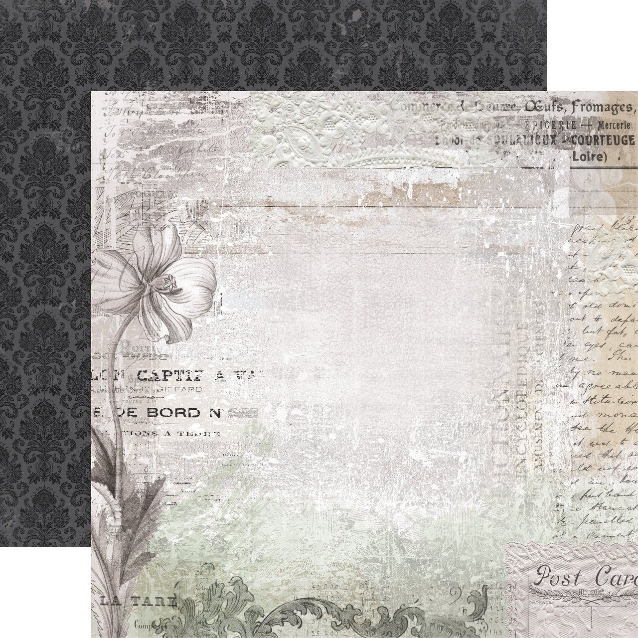 Kaisercraft Lady Like Double-Sided Cardstock 12"X12" 10/Pkg - Gertrude