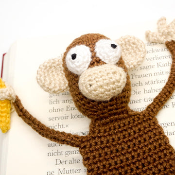 Monkey Bookmark Crochet Pattern