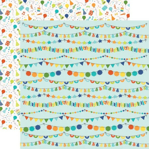 Simple Stories Birthday Blast Double-Sided Cardstock 12"X12" 25/Pkg - Best Day Ever