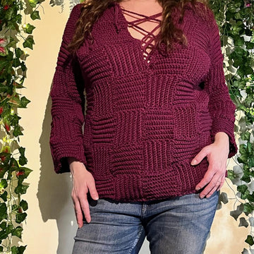Häkelanleitung Pullover "Pixel Perfect"
