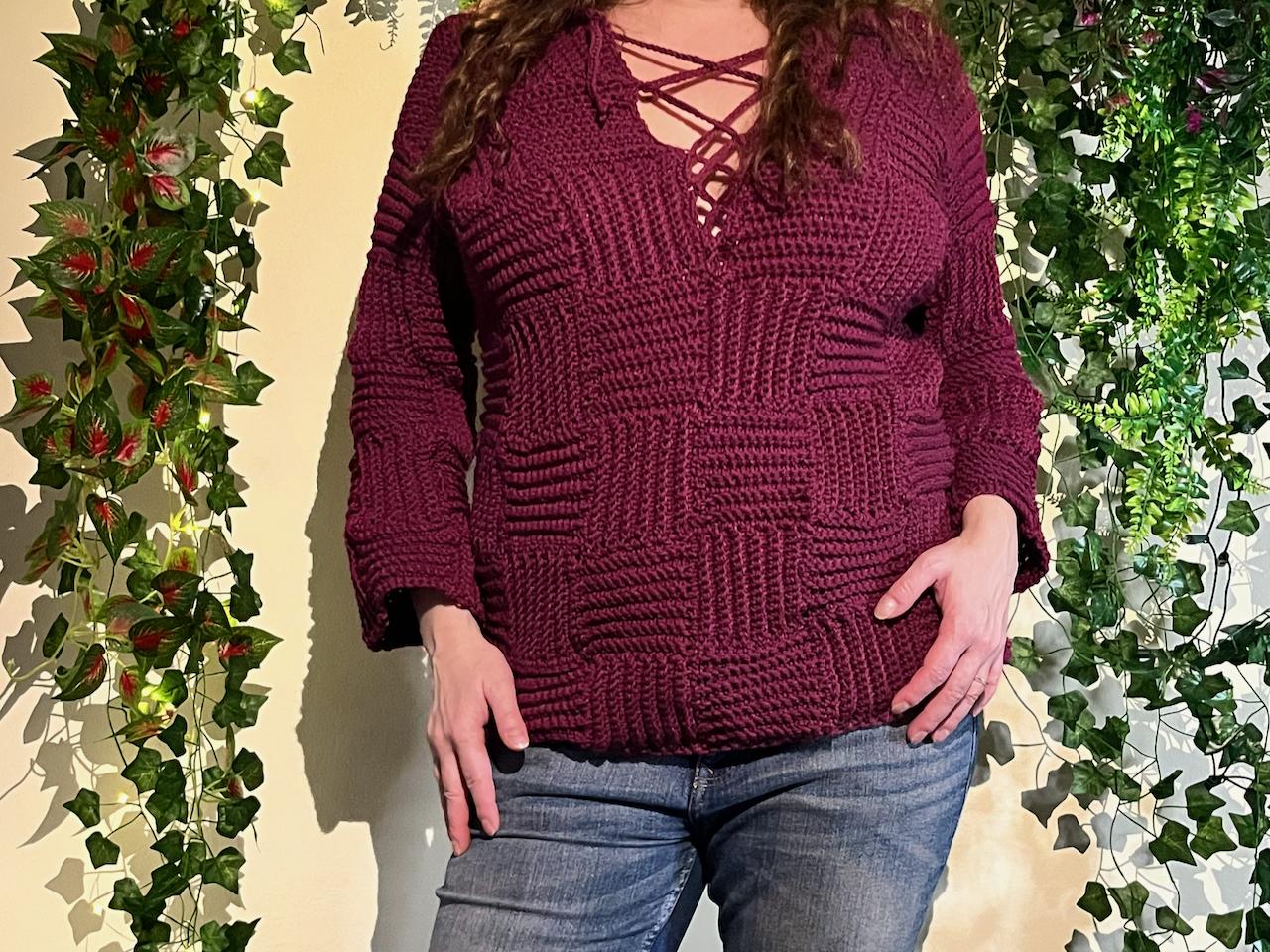 Häkelanleitung Pullover "Pixel Perfect"
