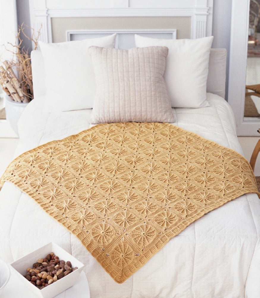 Sunny Spread in Red Heart Super Saver Economy Solids - CTFeb08-68
