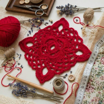 Crochet Square Motif Pattern PDF + Video Tutorial (English Only)