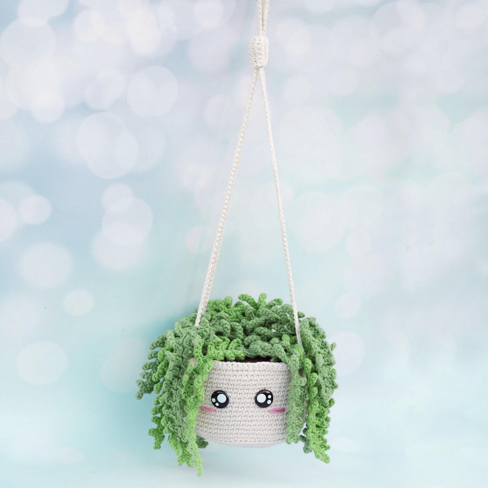 Fern hanging pot kawaii style
