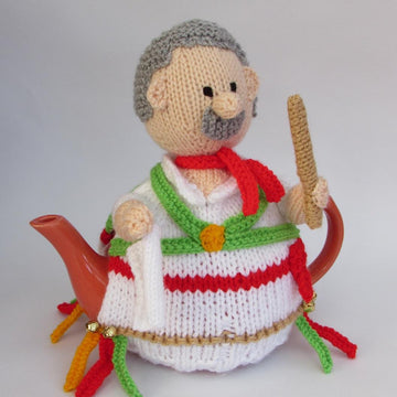 Morris Dancer Tea Cosy Knitting Pattern