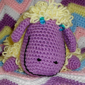Ripple Crib Blanket and Critters