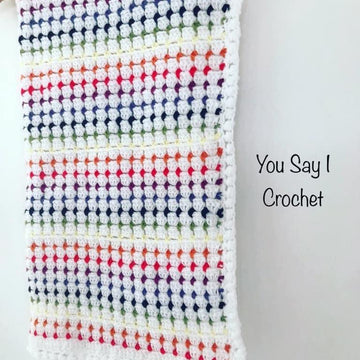 Block Stitch Crochet Blanket