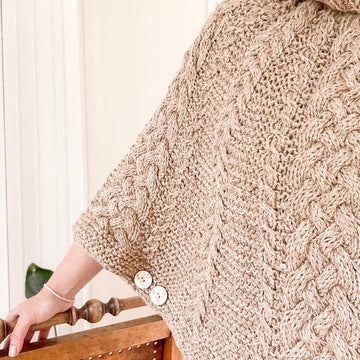Verona Cable Poncho