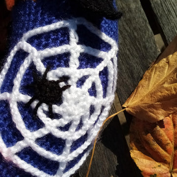 Crochet halloween wreath and bunting