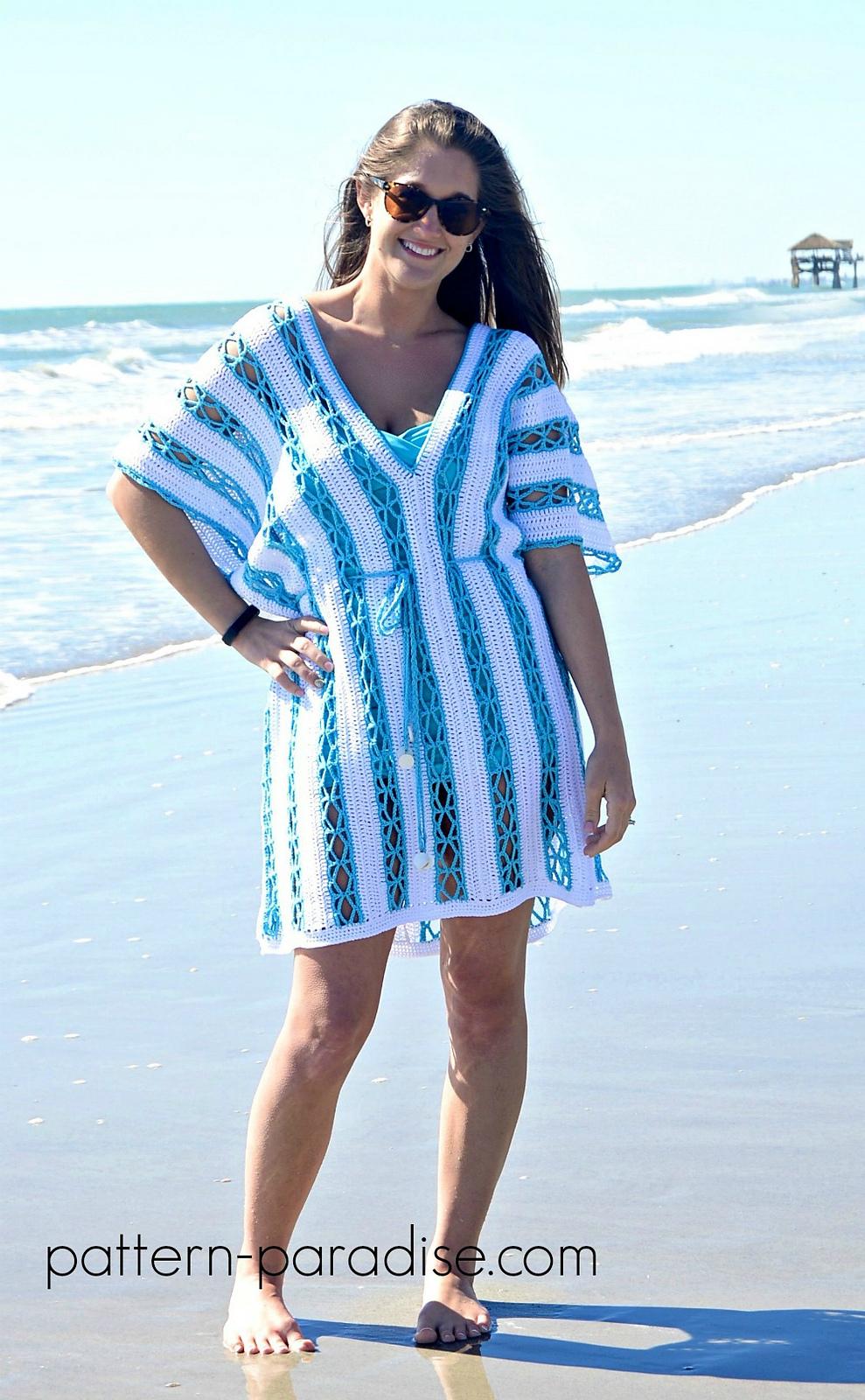 beach dress up day Cover-Up Tunic This is why the short sleeves collection:jersey-dresses Size:3XL - $228.00