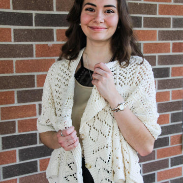 Lace Sampler Poncho