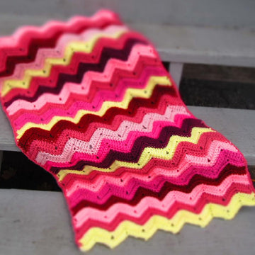 Scrap Ripple Afghan