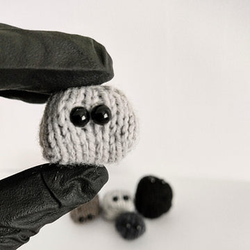 Amigurumi Moon Rock Samples