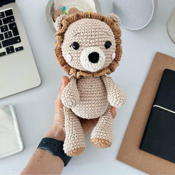 Lion Amigurumi Crochet Pattern PDF – Lion Soft Toy, Stuffed Animal Tutorial