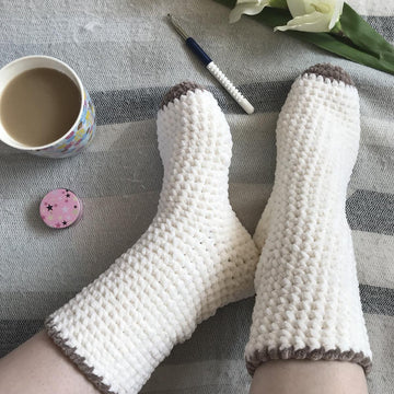 Chenille Bed Socks