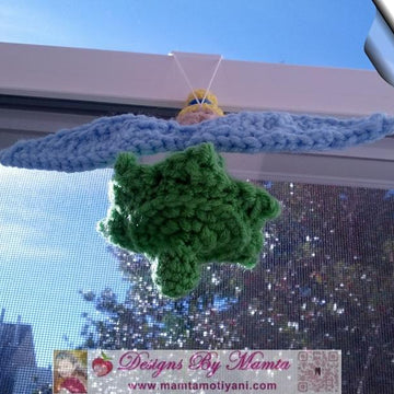 Crochet Tink Fairy Doll Crib Fairy Mobile Baby Soft Toy
