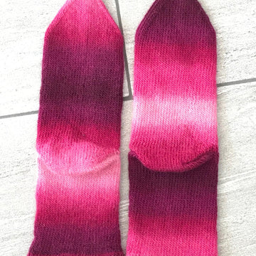 Rose Lawn Socks with Magic Wrap Heel