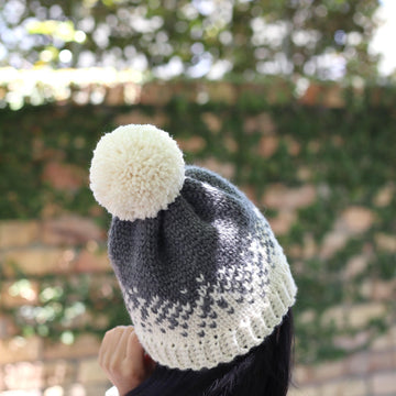 Ombré Fair Isle Beanie