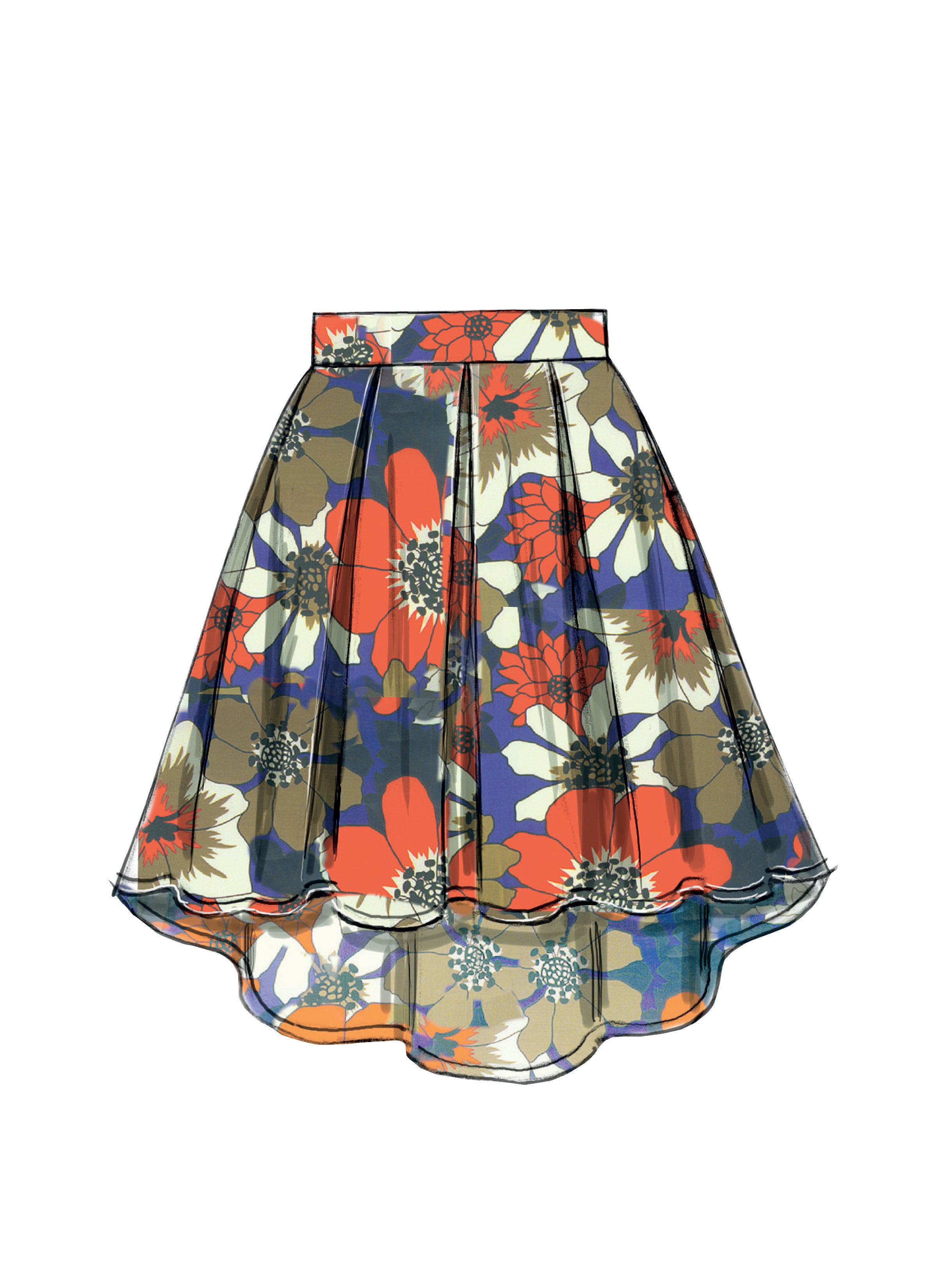 McCall's Misses' Skirts and Petticoat M6706 - Sewing Pattern