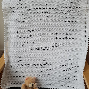 Little Angel Filet Blanket