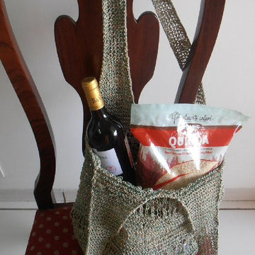 Market Tote in Jute Cotton
