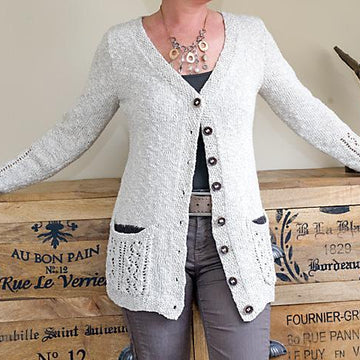 V-neck cardigan "Davina"