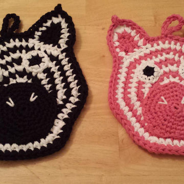 Zebra Potholder