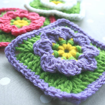 Floral Granny Square