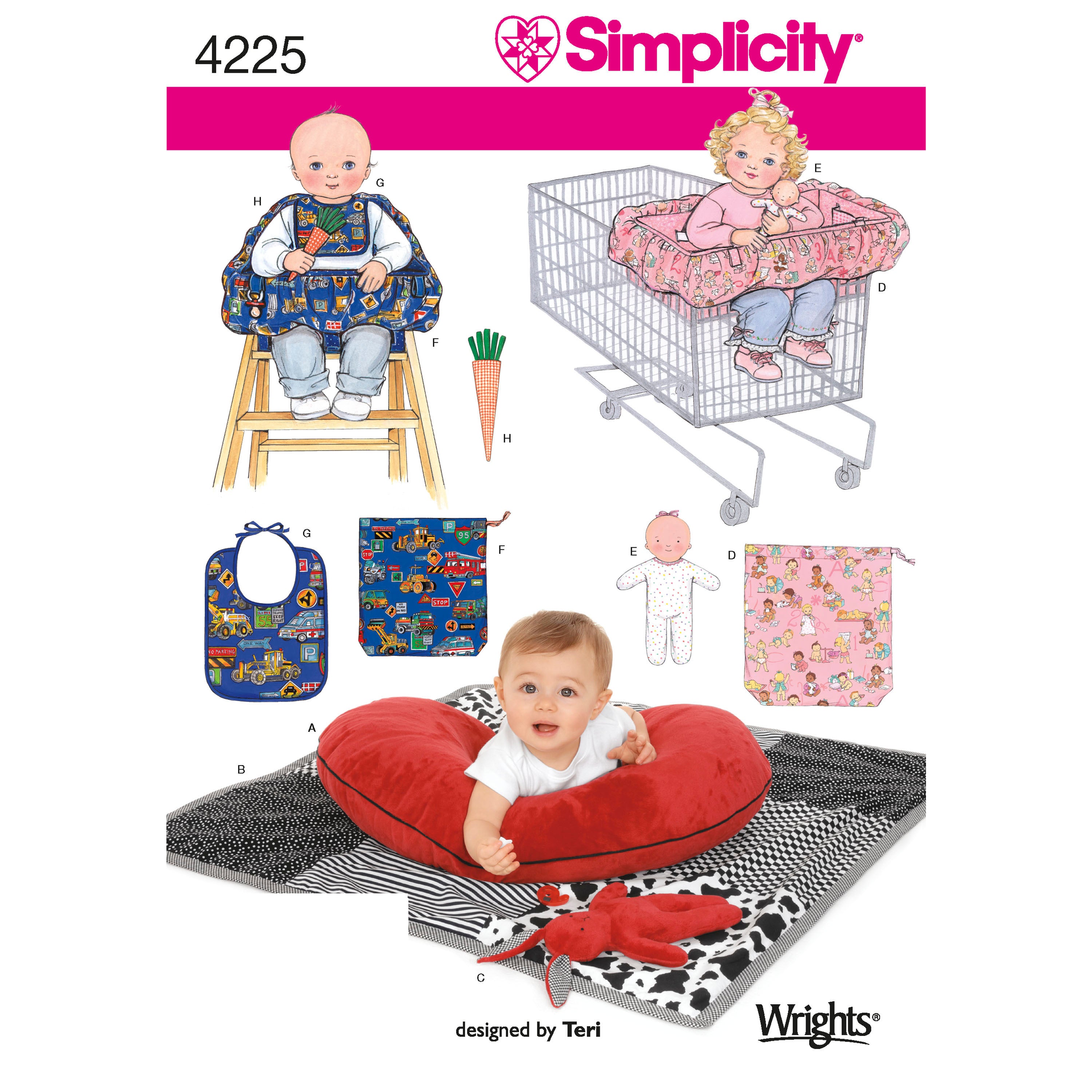 Simplicity Crafts 4225 - Paper Pattern, Size OS (ONE SIZE)