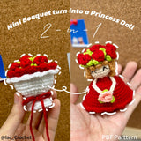 Mini Bouquet turn into a Princess Doll PDF Pattern!