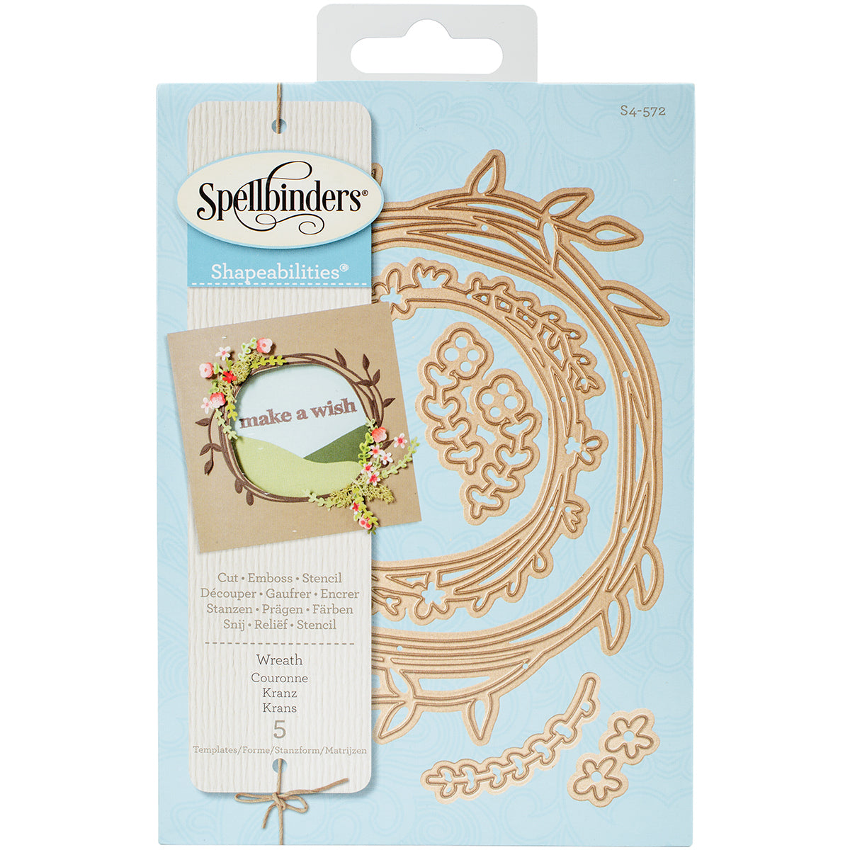 Spellbinders Shapeabilities Dies - Wreath