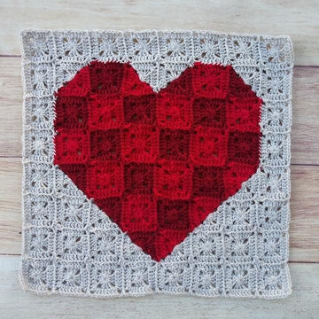 Heart Pixel Art Square