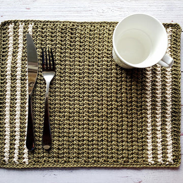 Crossed Stitch Placemat