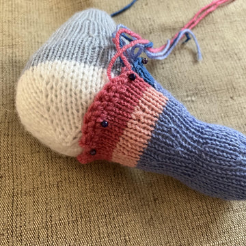 Knitting Pattern – Stuffed Dove Bird Toy