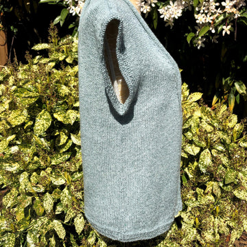 Slouchy Neck-Knot Gilet