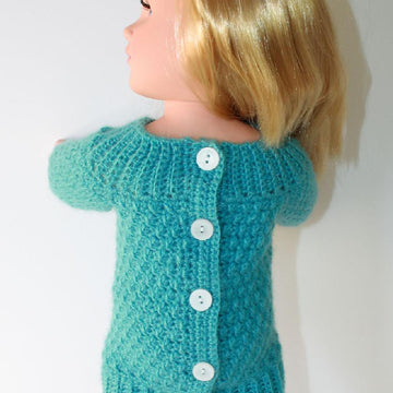 Cobblestones Sweater Dress for 18" dolls
