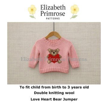 Love Heart Bear Jumper P172