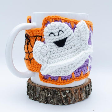 Crochet Halloween Mug Cozy