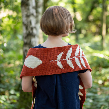 British Leaves Autumnal Scarf