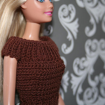 Barbie scoop neck top