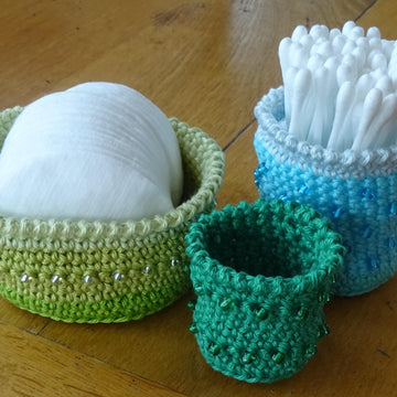 Beaded pots