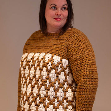 Mosaic Crochet Sweater