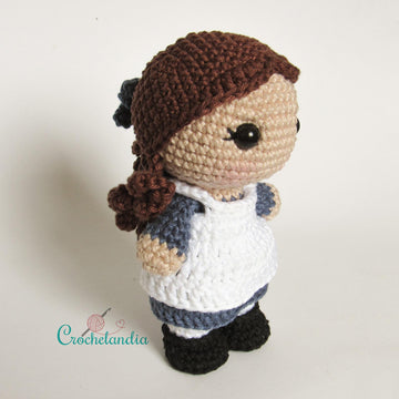 Diana Barry (Anne with an E) amigurumi doll - crochet pattern by Crochelandia
