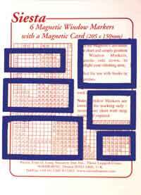 Siesta Frames Magnetic Chart Markers Pack of 6
