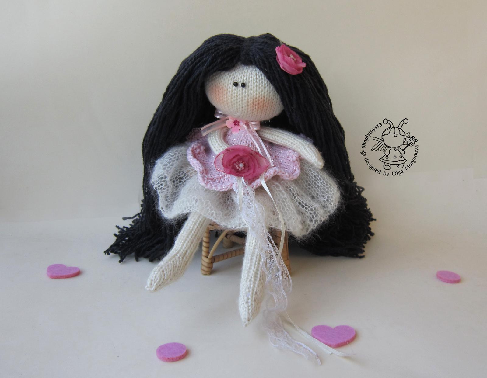 Doll clothes dress marshmallow