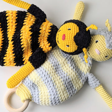 Bee Comforter and Teether, Bee Lovey