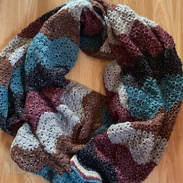 Raspberry Lemonade Wrap Scarf