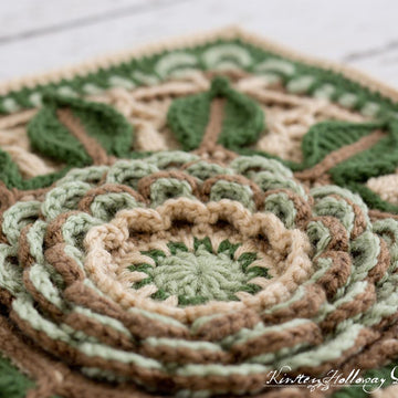 Desert Rose Afghan Square