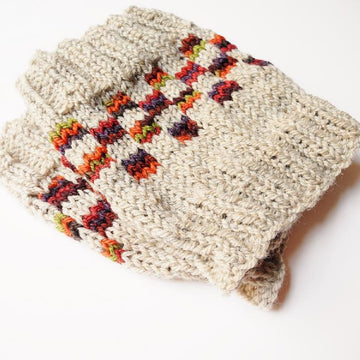 Checkerboard Boot Cuffs