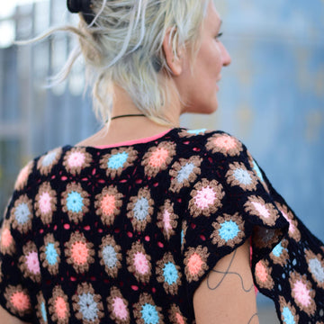 Festivest crochet vest with fringe